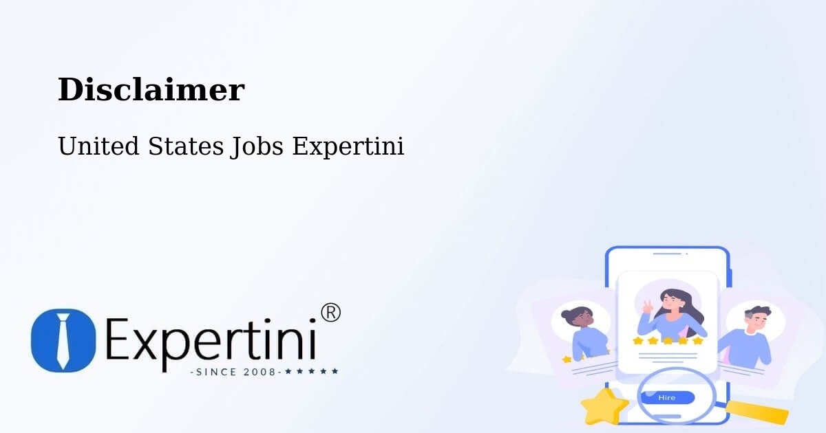Disclaimer – Otsego - United States Jobs Expertini